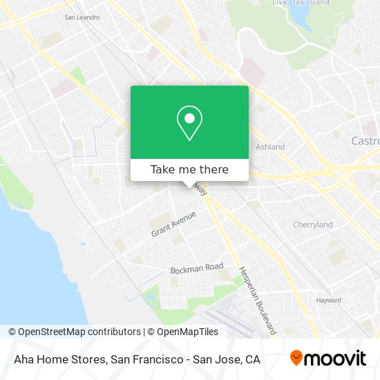 Aha Home Stores map