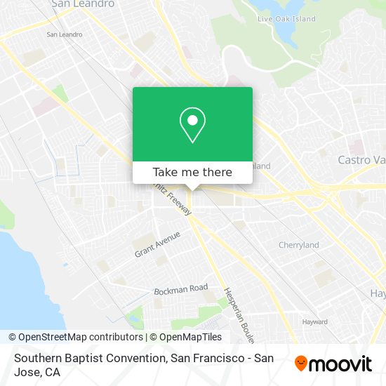 Southern Baptist Convention map