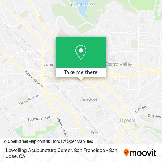 Lewelling Acupuncture Center map