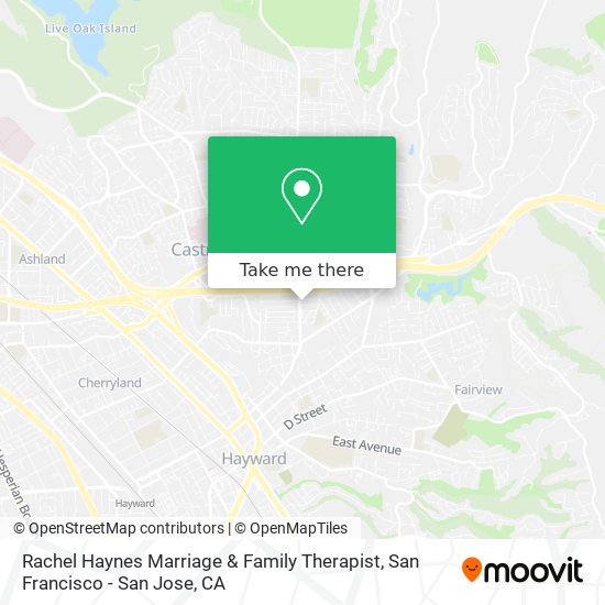 Rachel Haynes Marriage & Family Therapist map