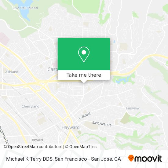 Michael K Terry DDS map