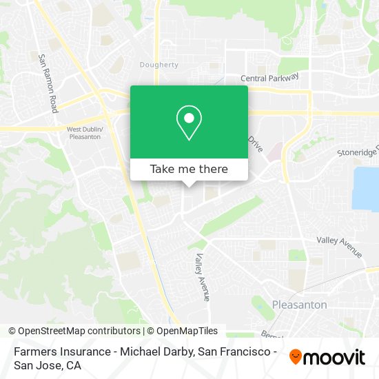 Farmers Insurance - Michael Darby map