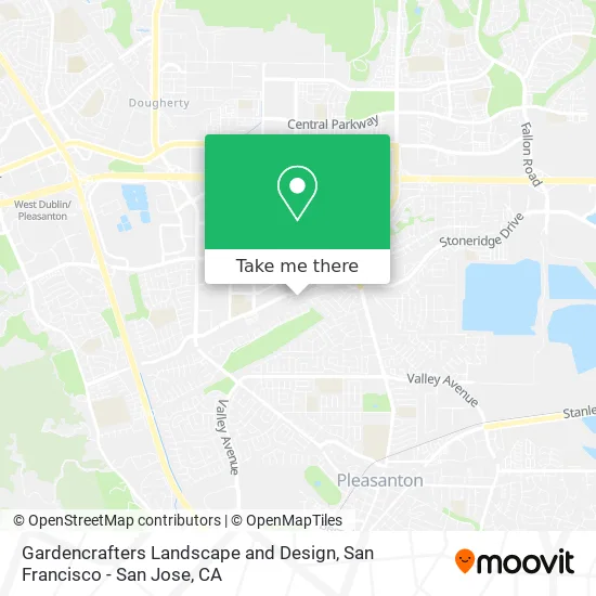 Gardencrafters Landscape and Design map