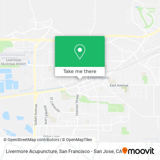 Livermore Acupuncture map