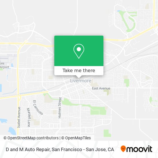 D and M Auto Repair map