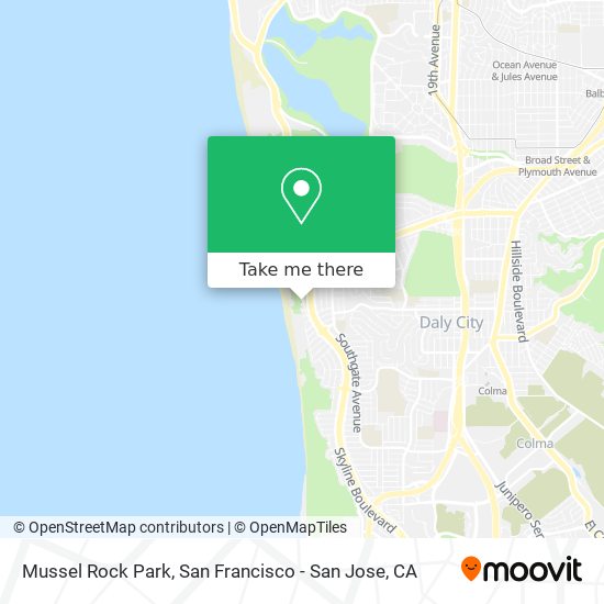 Mussel Rock Park map