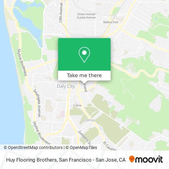 Huy Flooring Brothers map