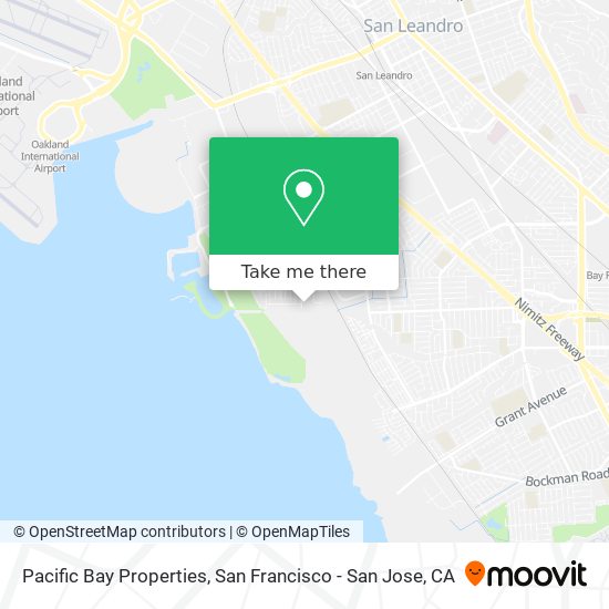 Pacific Bay Properties map