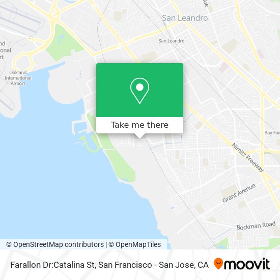 Farallon Dr:Catalina St map