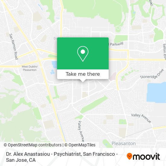 Dr. Alex Anastasiou - Psychiatrist map