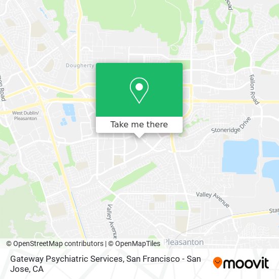 Mapa de Gateway Psychiatric Services