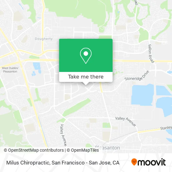 Milus Chiropractic map