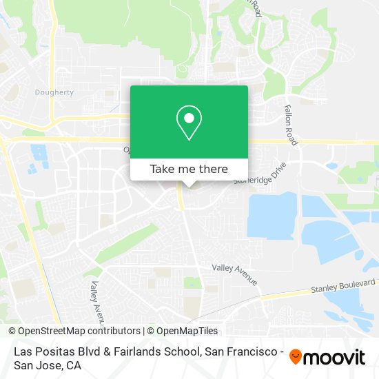Las Positas Blvd & Fairlands School map