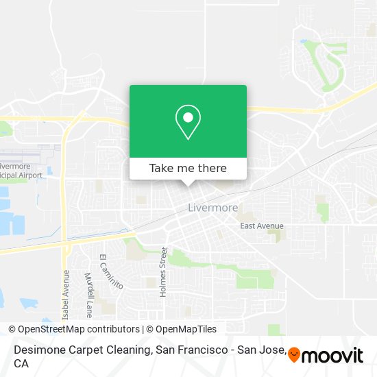 Desimone Carpet Cleaning map