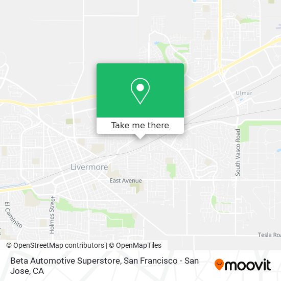 Beta Automotive Superstore map