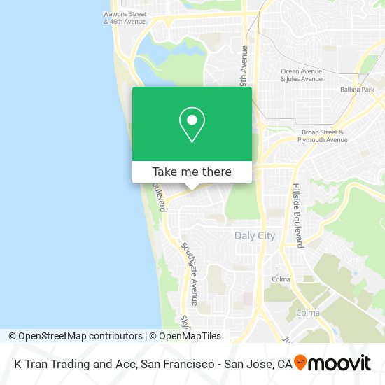 K Tran Trading and Acc map