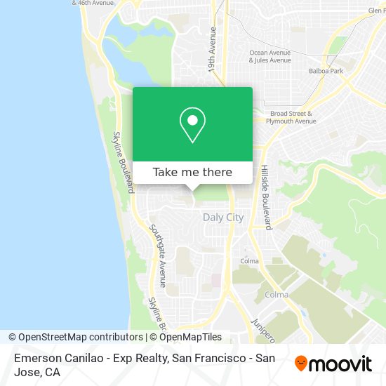 Mapa de Emerson Canilao - Exp Realty