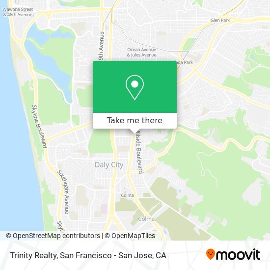 Trinity Realty map