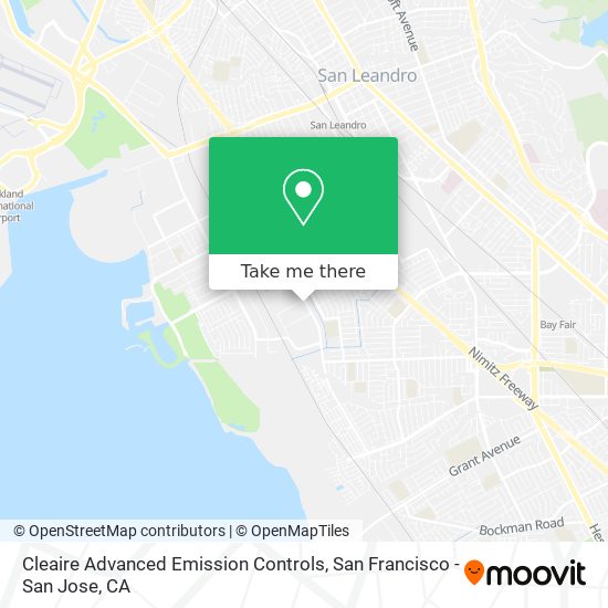 Mapa de Cleaire Advanced Emission Controls