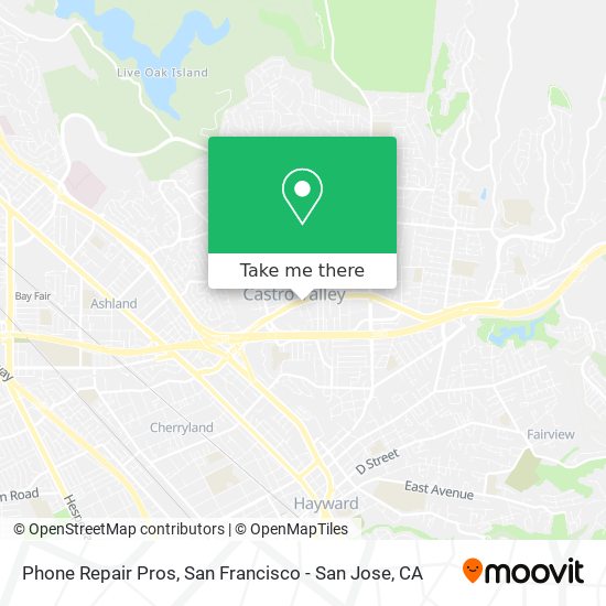Phone Repair Pros map