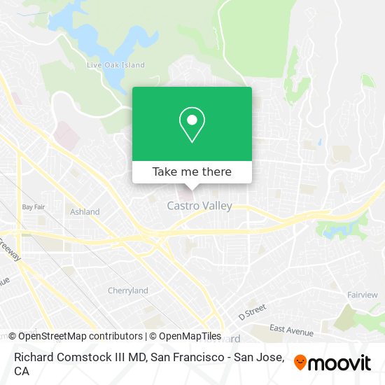 Mapa de Richard Comstock III MD