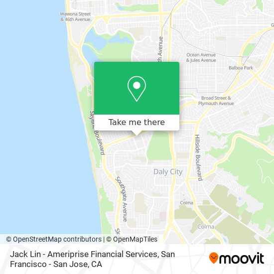 Jack Lin - Ameriprise Financial Services map