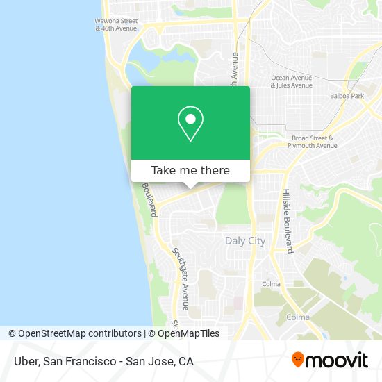 Uber map