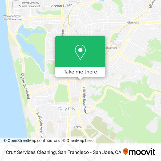 Cruz Services Cleaning map