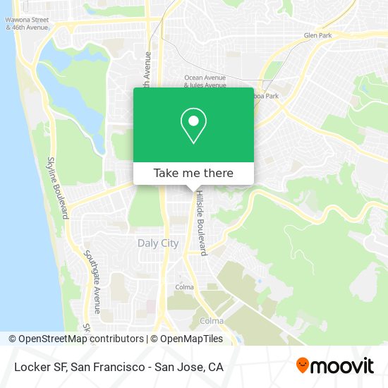 Mapa de Locker SF