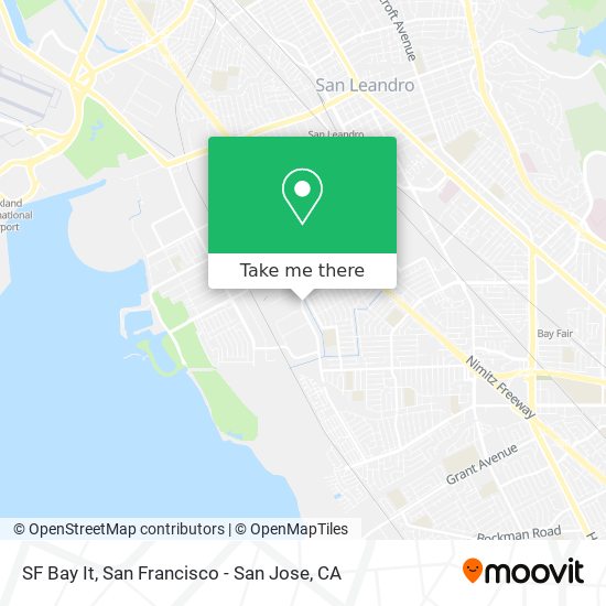 Mapa de SF Bay It