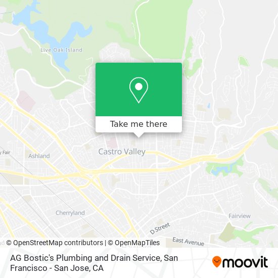 Mapa de AG Bostic's Plumbing and Drain Service