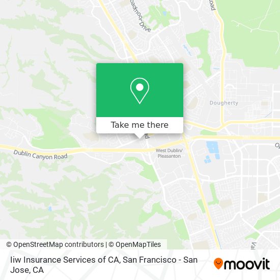 Mapa de Iiw Insurance Services of CA