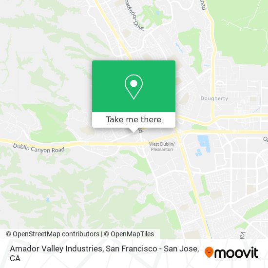 Mapa de Amador Valley Industries