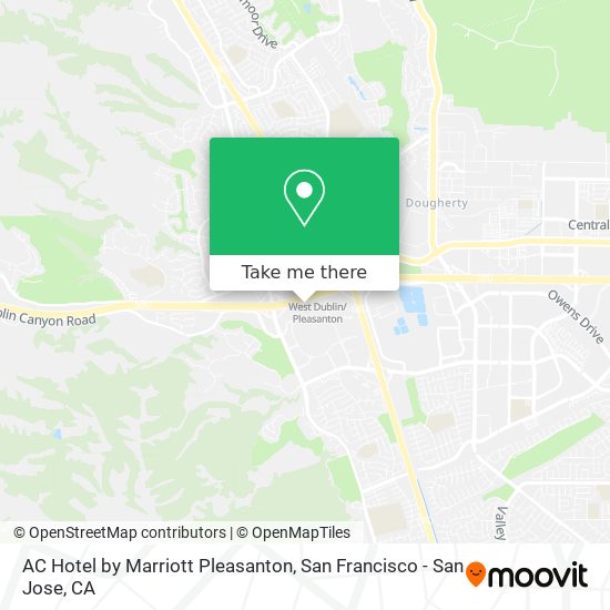 Mapa de AC Hotel by Marriott Pleasanton