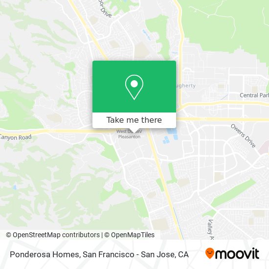 Ponderosa Homes map