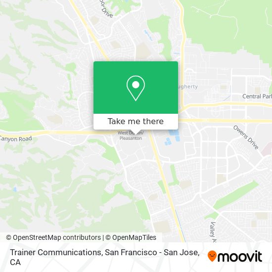 Trainer Communications map