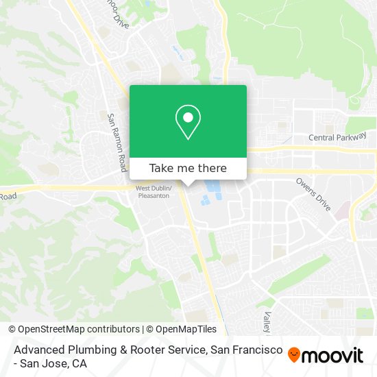 Advanced Plumbing & Rooter Service map