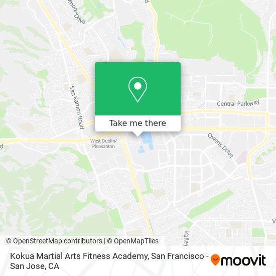 Kokua Martial Arts Fitness Academy map