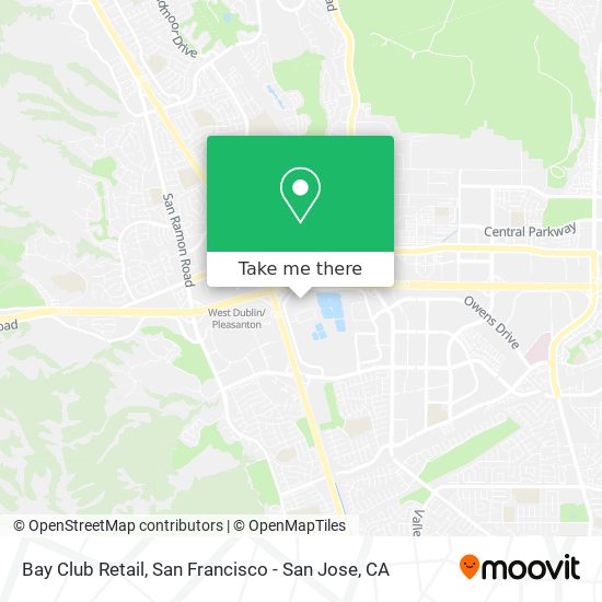 Bay Club Retail map