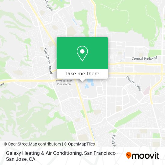 Galaxy Heating & Air Conditioning map