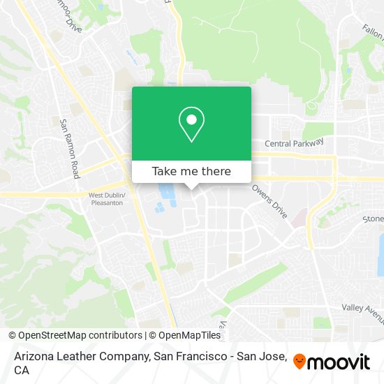 Mapa de Arizona Leather Company