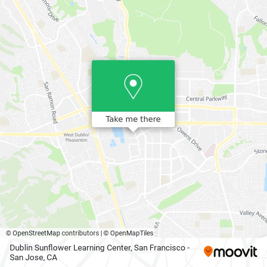 Mapa de Dublin Sunflower Learning Center