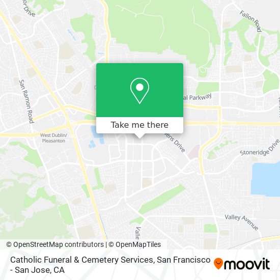 Catholic Funeral & Cemetery Services map