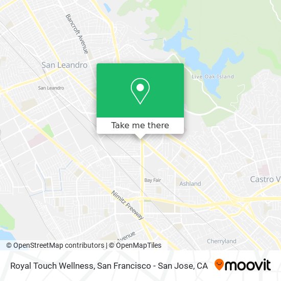 Royal Touch Wellness map