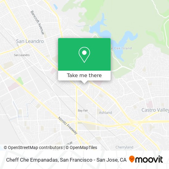 Mapa de Cheff Che Empanadas