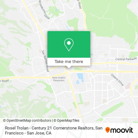 Rosel Trolan - Century 21 Cornerstone Realtors map