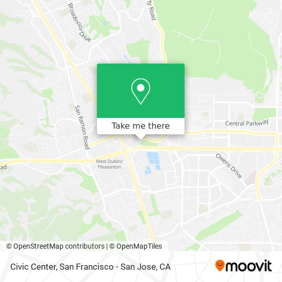 Civic Center map