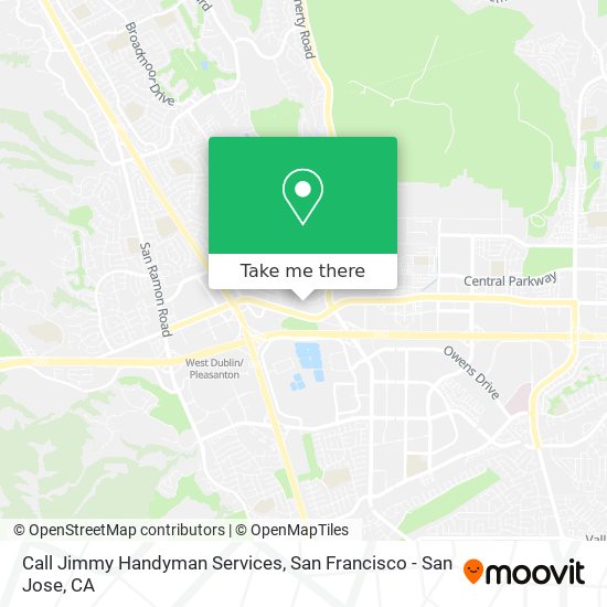 Call Jimmy Handyman Services map