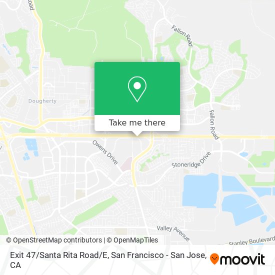 Mapa de Exit 47/Santa Rita Road/E