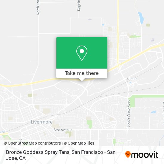 Bronze Goddess Spray Tans map